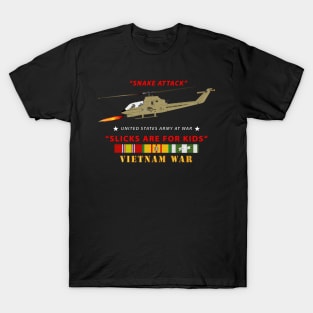 AH-1 Cobra - Snake Attack - Slicks are for Kids w VN SVC T-Shirt